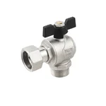 Кран угловой с накидной гайкой Raftec PN40 ВН 3/4