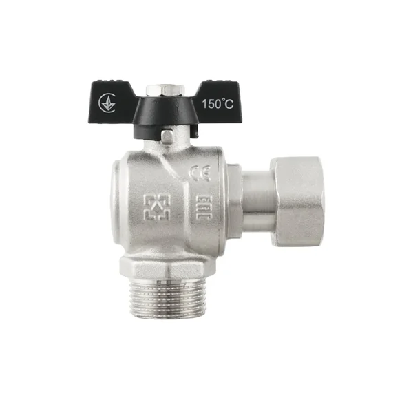 Кран угловой с накидной гайкой Raftec PN40 ВН 3/4