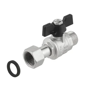 Кран прямой с накидной гайкой Raftec PN40 ВЗ 1/2