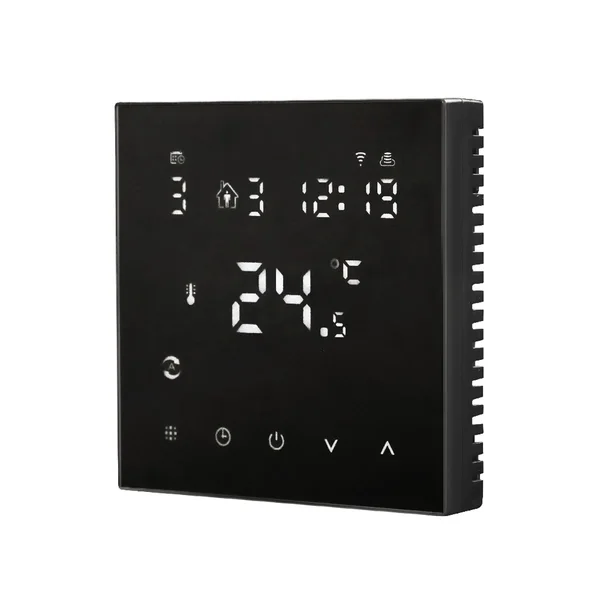 Цифровой терморегулятор для теплого пола Raftec WiFI (BLACK) R607B