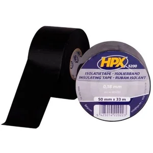 Стрічка ПВХ ізоляційна 50мм х 33м HPX5200 чорна IB5033