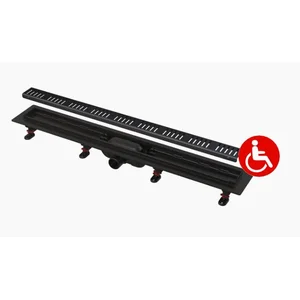 Трап лінійний Alcaplast 950 мм APZ10BLACK-950M