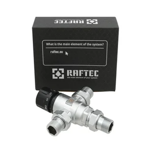 Триходовий змішувально-розподільний клапан Raftec 3/4