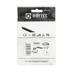 Кран шаровой трехходовой Raftec BLACK DN15 1/2