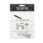 Кран шаровой с дренажом Raftec BLACK DN20 3/4