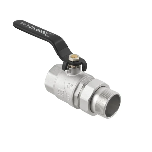 Кран шаровой с американкой Raftec BLACK PN20 ВН 1 1/2