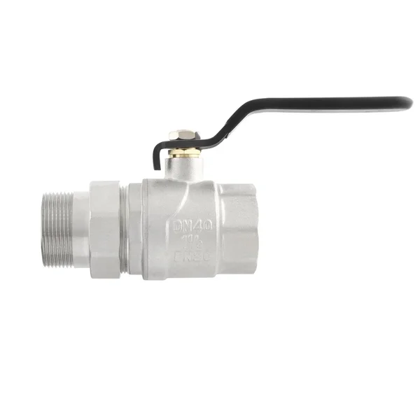 Кран шаровой с американкой Raftec BLACK PN20 ВН 1 1/2