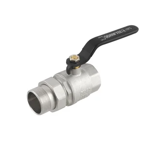 Кран шаровой с американкой Raftec BLACK PN20 ВН 1 1/2