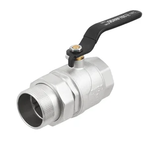 Кран шаровой с американкой Raftec BLACK PN20 ВН 2