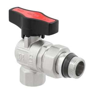 Кран шаровой с американкой угловой Raftec GOLD PN50 ВН 3/4