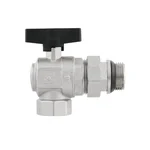 Кран шаровой с американкой угловой Raftec GOLD PN50 ВН 1