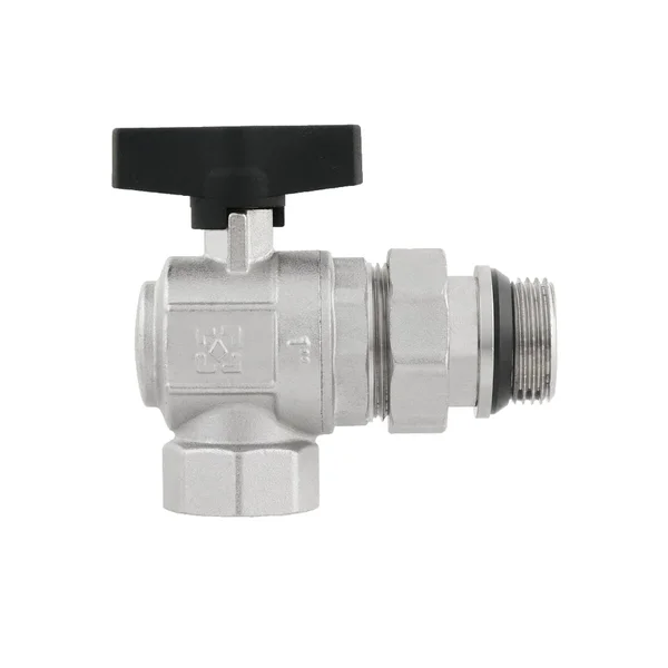 Кран шаровой с американкой угловой Raftec GOLD PN50 ВН 1