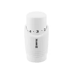 Термокомплект нижнего подключения угловой с термоголовкой Raftec WHITE DAHU11-W