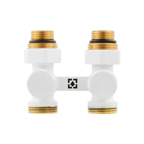 Термокомплект нижнего подключения прямой с термоголовкой Raftec WHITE DSHU11-W