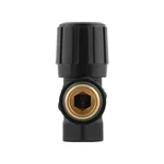 Комплект для подключения радиатора угловой Raftec BLACK 1/2