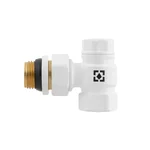 Комплект для подключения радиатора угловой Raftec WHITE 1/2