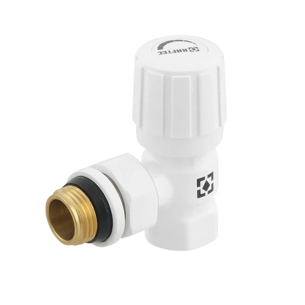 Комплект для подключения радиатора угловой Raftec WHITE 1/2