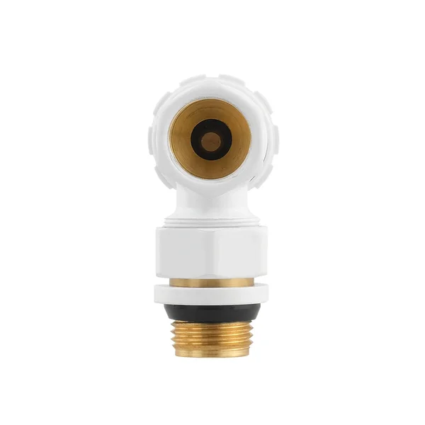 Комплект для подключения радиатора угловой Raftec WHITE 1/2