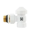 Комплект для подключения радиатора угловой Raftec WHITE 1/2