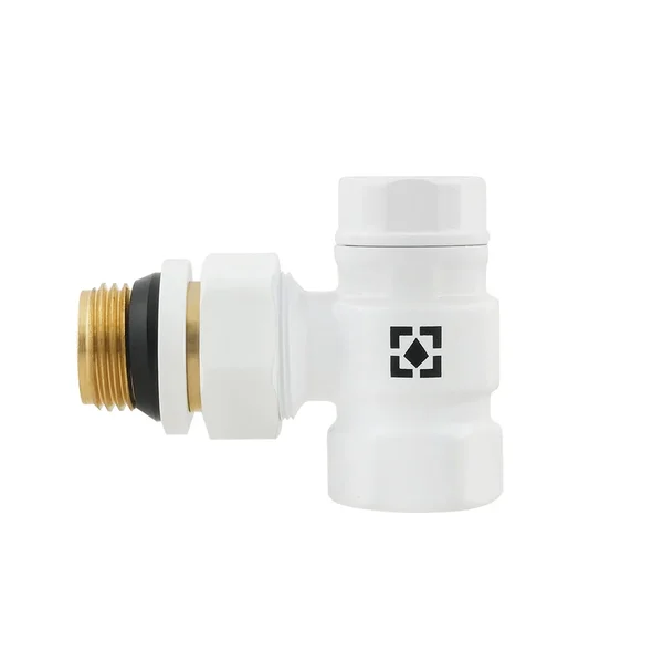 Комплект для подключения радиатора угловой Raftec WHITE 1/2