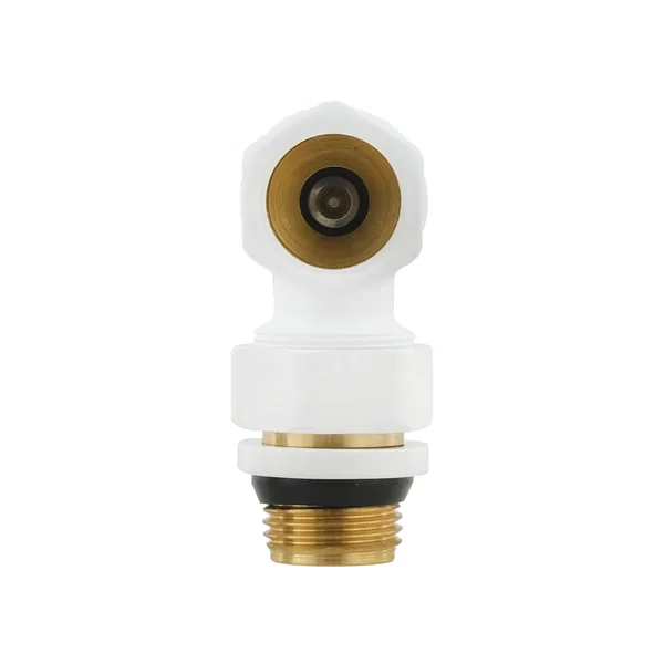 Комплект для подключения радиатора угловой Raftec WHITE 1/2