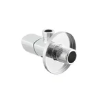 Кран приладовий кутовий Raftec Relo Silver  1/2