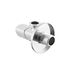 Кран приладовий кутовий Raftec Relo Silver  1/2