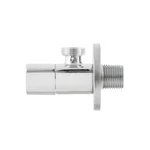 Кран приладовий кутовий Raftec Relo Silver  1/2