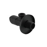 Кран приладовий кутовий Raftec Relo Black 1/2