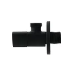 Кран приладовий кутовий Raftec Relo Black 1/2