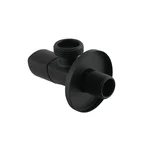 Кран приладовий кутовий Raftec Relo Black 1/2