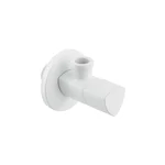 Кран приладовий кутовий Raftec Relo White 1/2