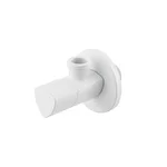 Кран приладовий кутовий Raftec Relo White 1/2