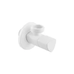Кран приладовий кутовий Raftec Relo White 1/2