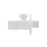 Кран приладовий кутовий Raftec Relo White 1/2