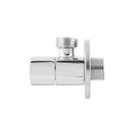 Кран приладовий кутовий Raftec Relo Silver mini 1/2