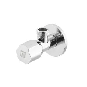 Кран приладовий кутовий Raftec Silver ABS handle 1/2