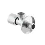 Кран приладовий кутовий Raftec Silver ABS handle mini 1/2