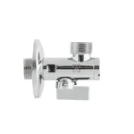 Кран приладовий кутовий з фільтром Raftec Silver 1/2