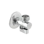 Кран приладовий кутовий з фільтром Raftec Silver 1/2