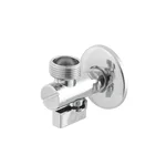 Кран приладовий кутовий з фільтром Raftec Silver 1/2