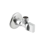 Кран приборный угловой Raftec Relo Silver 1/2