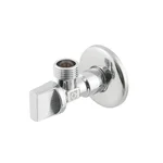 Кран приборный угловой Raftec Relo Silver 1/2