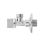 Кран приборный угловой Raftec Relo Silver 1/2