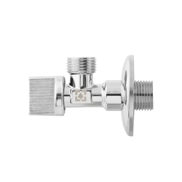 Кран приборный угловой Raftec Relo Silver 1/2