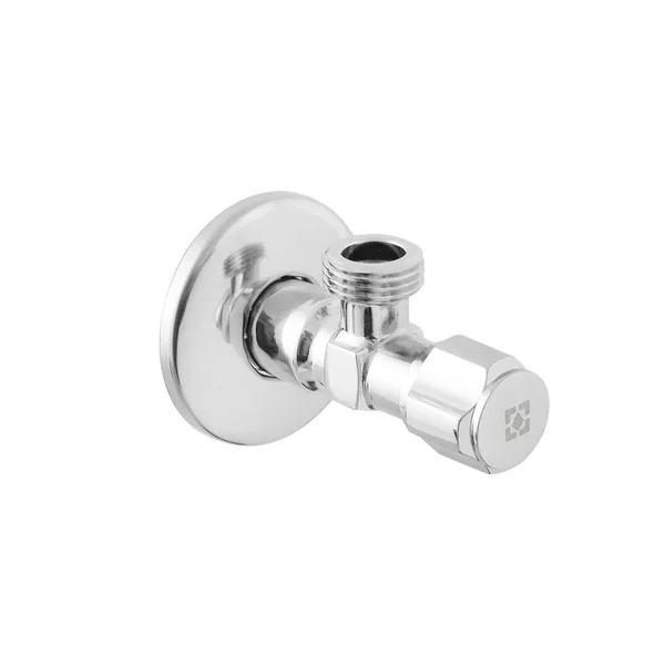 Кран приладовий кутовий Raftec Silver ABS four ribs handle 1/2