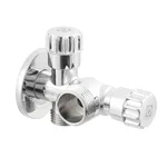 Кран приладовий вентильный Raftec Silver 1/2