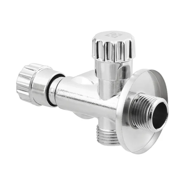 Кран приладовий вентильный Raftec Silver 1/2