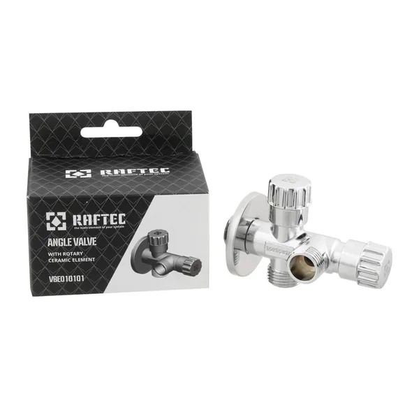 Кран приладовий вентильный Raftec Silver 1/2