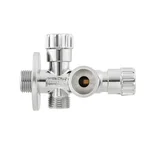 Кран приладовий вентильний Raftec Silver 1/2